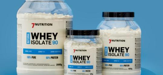 Opakowania białka 7NutritionNatural Whey Isolate 90.