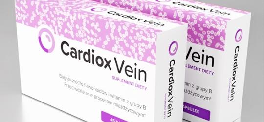 Opakowanie suplementu diety Cariox Vein.