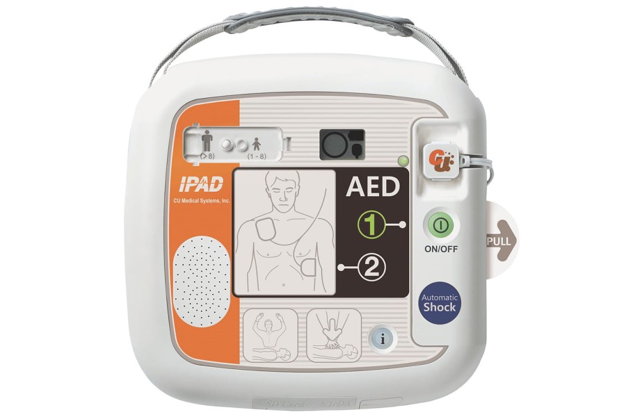 Zdjęcie produktowe defibrylatora AED.
