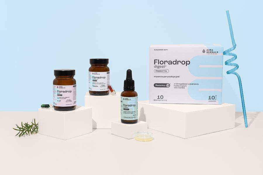 Zestaw produktów Floradrop.