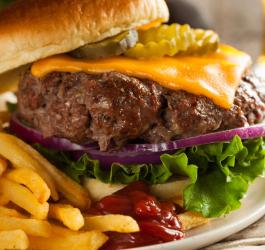 hamburger cholesterol