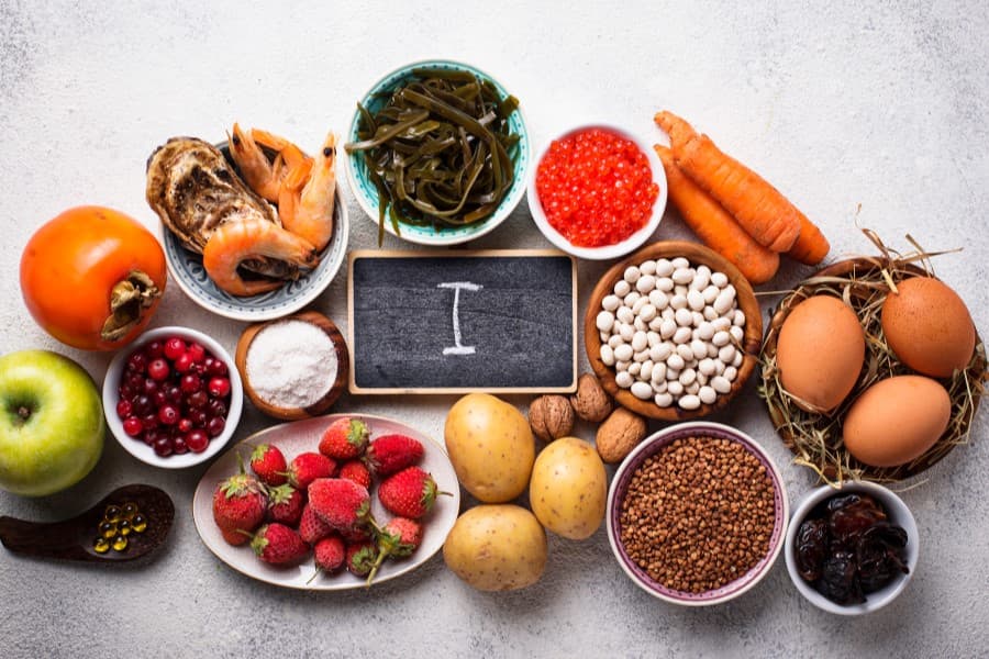 Źródła jodu w diecie.