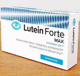 Opakowanie suplementu diety Lutein Forte Max.