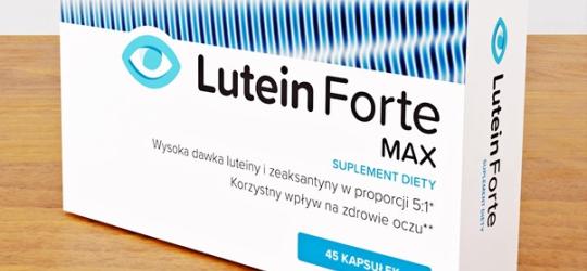 Opakowanie suplementu diety Lutein Forte Max.