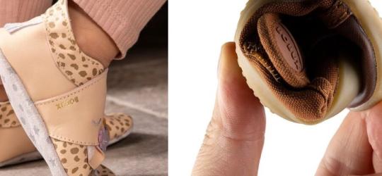 Dziecięce kapcie Bobux.