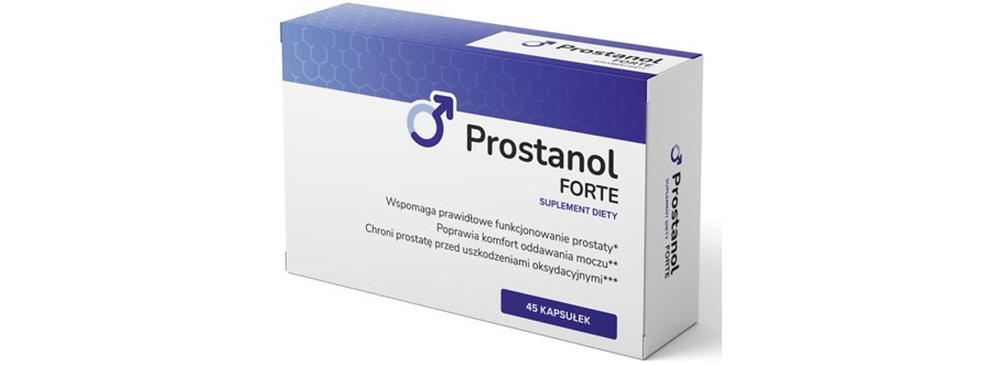 Opakowanie suplementu diety Prostanol Forte.