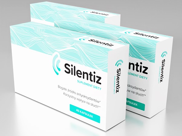 Opakowanie suplementu diety Silentiz.
