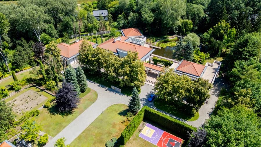 Ośrodek Zeus – teren z lotu ptaka